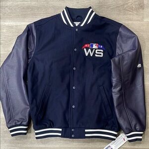 Majestic MLB Authentic Navy Jacket WS 2018